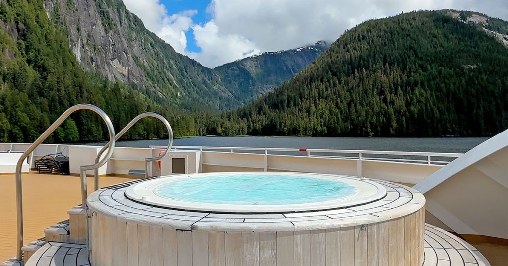 Hot tub - Alaska cruise mistakes