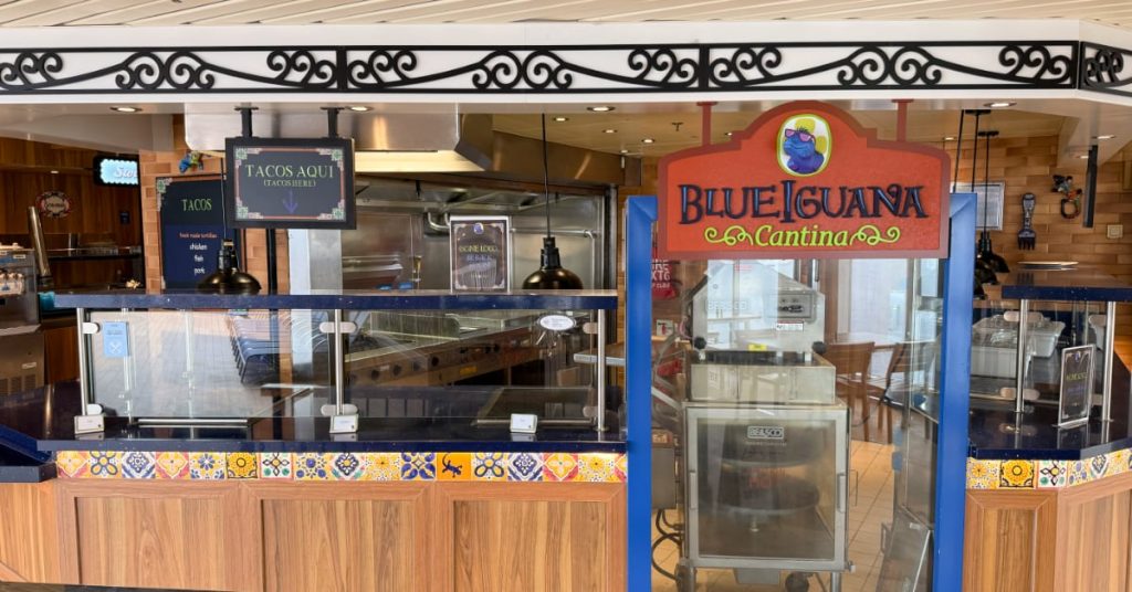 Carnival Miracle Food - Blue Iguana