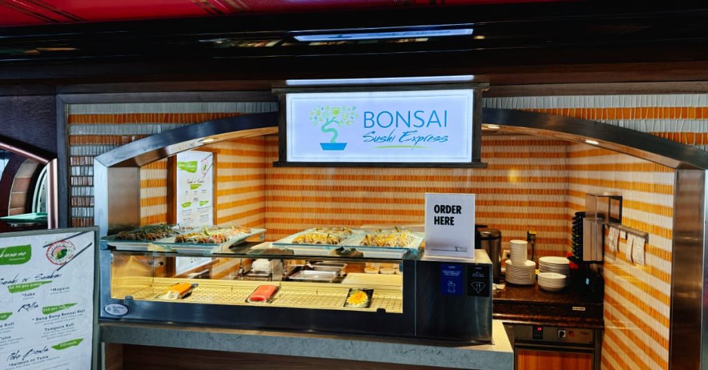 Carnival Miracle Food - Bonsai Sushi