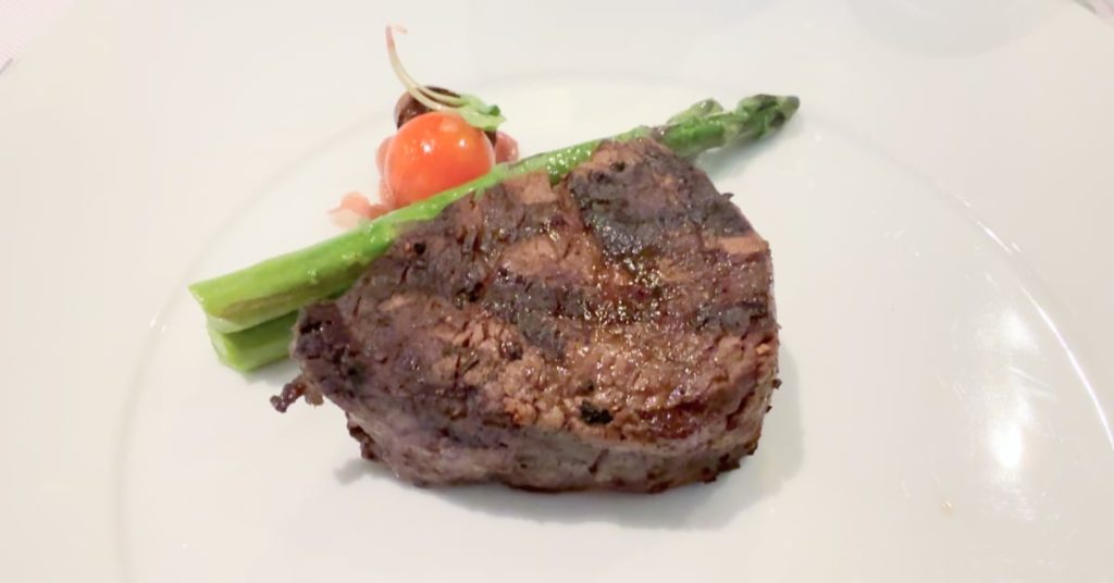 Discovery Princess Menus - Crown Grill Filet Mignon