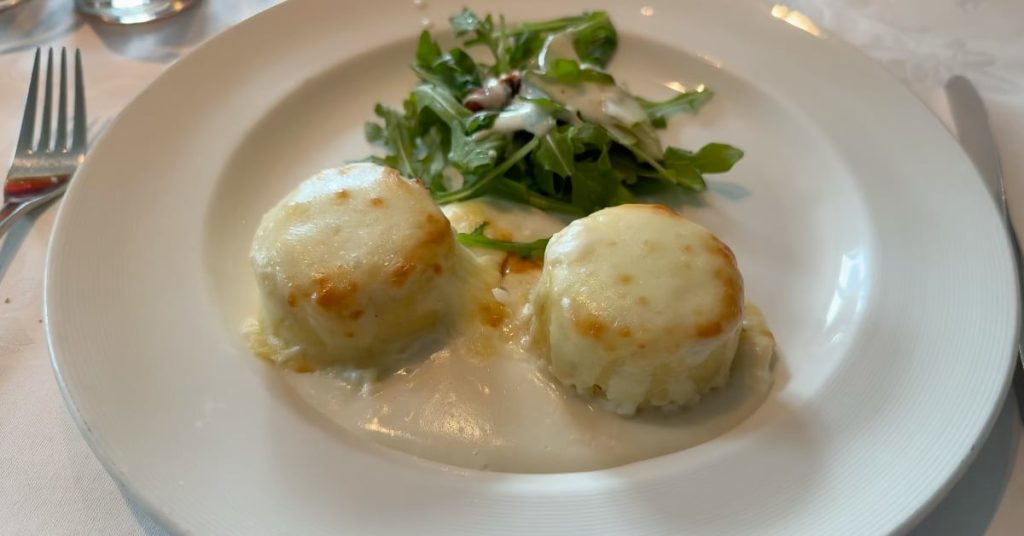 Discovery Princess Menus - Goat Cheese Soufflé