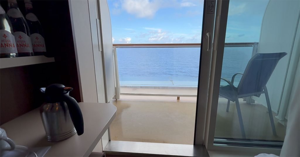 Never Do This on Your Balcony - Leave door open