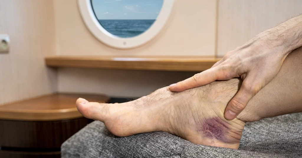 cruise ship foot pain stress fractures