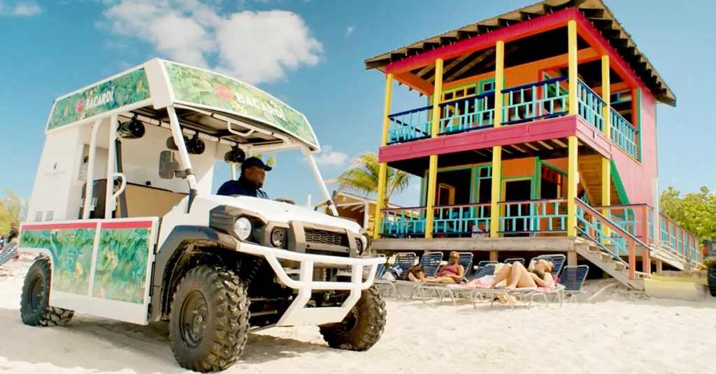 100 years of Caribbean - Holland America Bacardi Cart