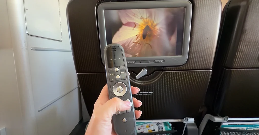 Qantas Sydney to Dallas Flight Review - entertainment