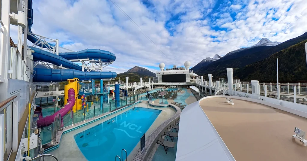 Alaska Cruise Itinerary Changes - NCL Pool Alaska