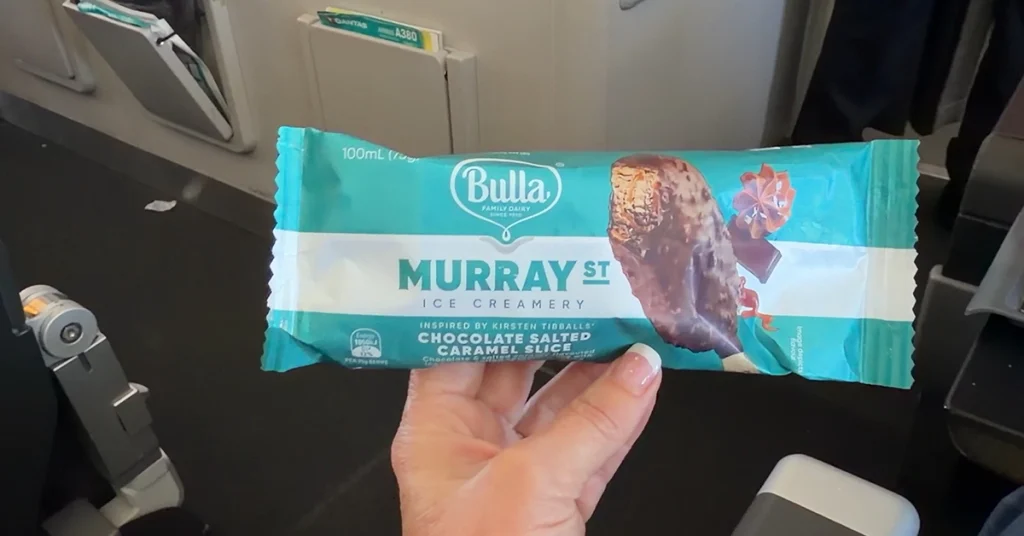 Qantas A380 Economy Review - Food