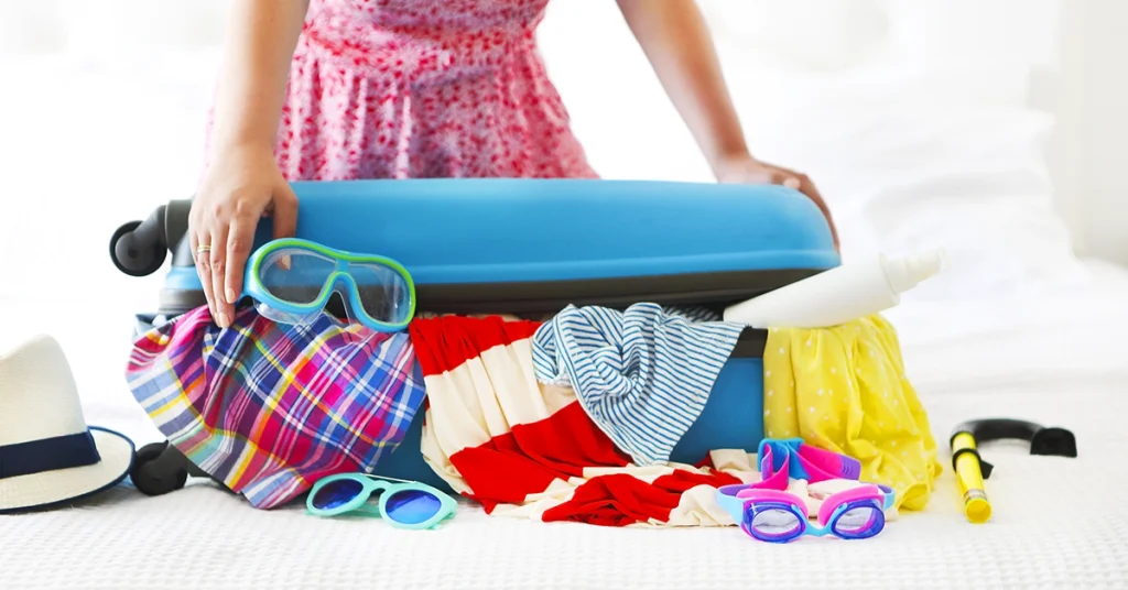 woman packing first time cruiser tips