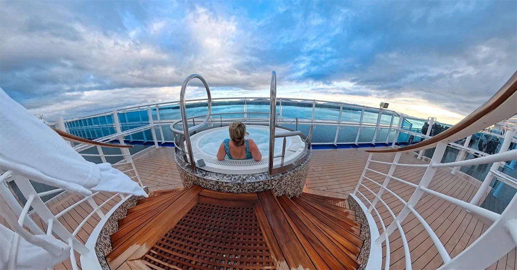 Alaska Cruise Packing for Women Over 40 - Hot tub