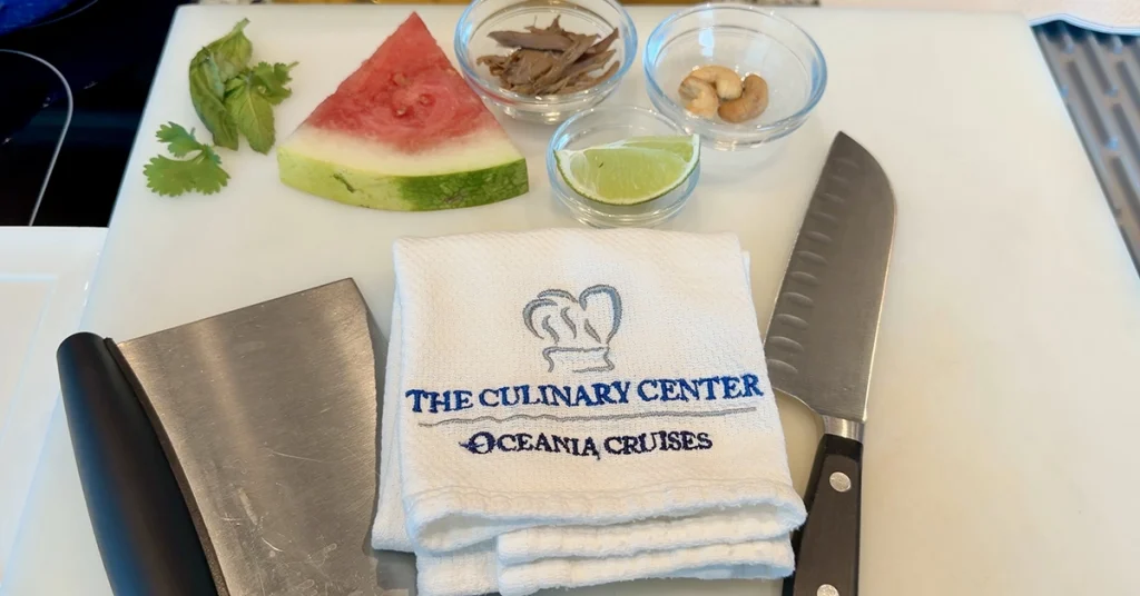 Cruising to Iceland - cooking class