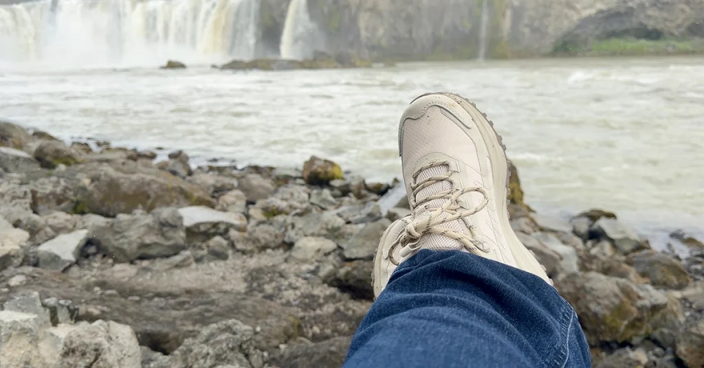 Cruising to Iceland - shoes